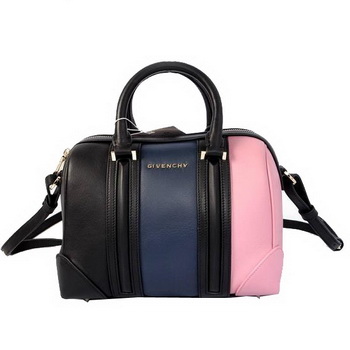 2013 Replica Givenchy Lucrezia Bag Calfskin Leather G59267 Black&Blue&Pink